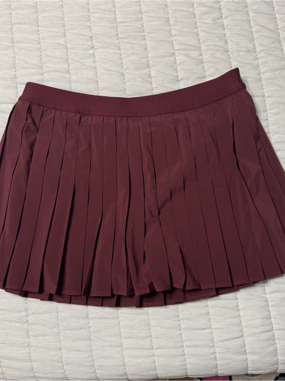 lululemon athletica High Rise Pleated Tennis Skirt in Garnet